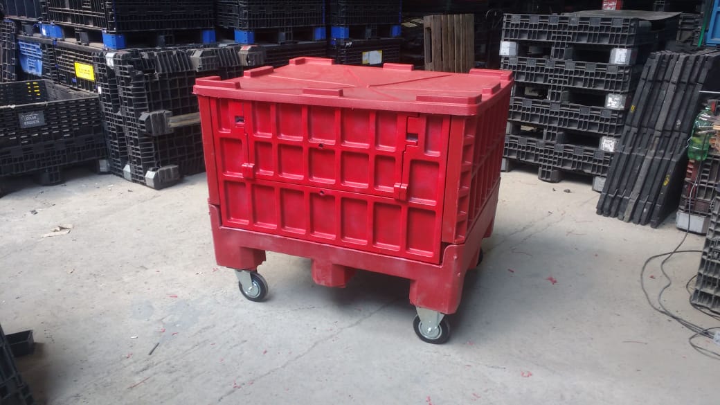 GLT, BULK CONTAINER, CAIXA PLASTICA GLT, CAIXA COLAPSIVEL, CAIXA GLT, CAIXA PALETE, CAIXA MOBIL, CONTAINER PLASTICO, 1050